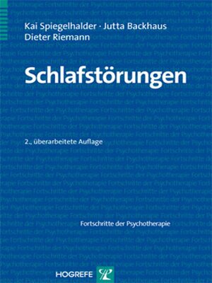 cover image of Schlafstörungen